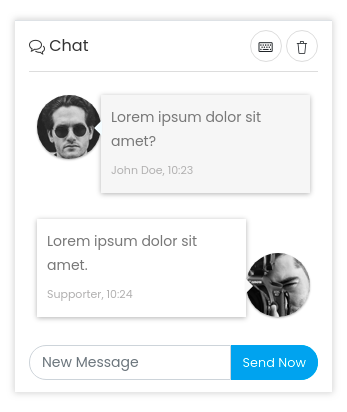 chat widget